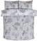 Rapport Home Christmas Festive Woodland Hirsch Doppel-Bettwäsche-Set (200 x 200 cm) - Elegante Paspelierung Grau Bettwäsche-Set Warm & Gemütlich 3-teiliges Set mit Druckknopfverschluss