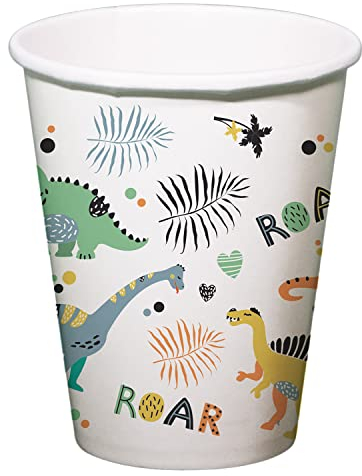 Folat 68344 Trinkbecher Dino Roars 250ml - 6 Stück