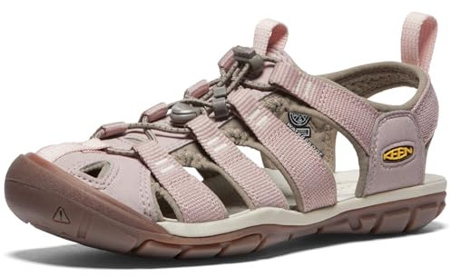 KEEN Damen Clearwater CNX Sandalias, Timberwolf/Fawn, 35 EU