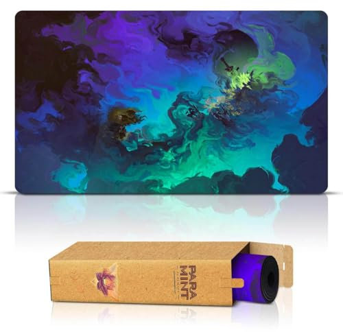 Paramint I Am No Man 4 (Bordes cosidos) - Alfombra de Juego El Señor de los Anillos - Compatible con tapete de Juego Magic The Gathering - Juega a MTG, YuGiOh, TCG