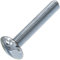 AERZETIX - C59954 - Lot de 5 Vis à métaux ''poêlier'' M8x50 mm à tête ronde large 20 mm fendue à empreinte S - boulon d'assemblage - en acier zingué - dureté 4.8 - couleur argent