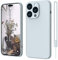 ElestBela iPhone 14 Pro Hülle Silikon, Hanyhülle iPhone 14 Pro Ultra Dünn Slim Case mit Microfiber, Kratzfeste Rundumschutz Case Schutzhülle Hülle für iPhone 14 Pro 6.1'' 2022 Mint Blau