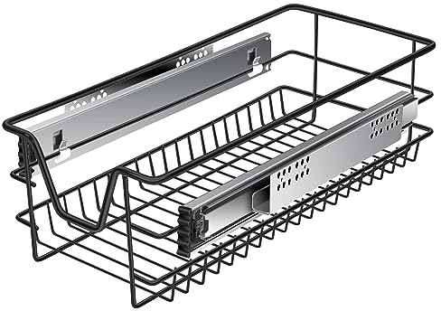 KESSER® Teleskopschublade 30 cm ✓ Küchenschublade ✓ Küchenschrank ✓ Korbauszug ✓ Schrankauszug ✓ Vollauszug ✓ Schublade