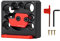 Steel Dowel Plate,8 Holes Dowel Maker,Bohrschablone,Wood Dowel Rod Maker from 8/9/10/12/15/16/18/20mm,Dübellehren-Set Holzbearbeitung Locator-Lochbohrpositionierungs,Bohrhilfe Dübelhilfe Bohrlehre