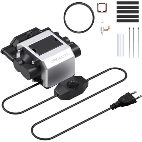 Creality Air Assist, Asistencia aérea para grabador láser, Compresor de bomba ajustable Para cortadora y grabadora láser CR-Laser Falcon 10W, Eliminar el humo y el polvo