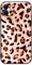 Berkin Arts Compatible with iPhone 12 Mini Case Clear Silicone Cover Leopard Print Rose Pink Geometric Stylish