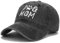 Malaxlx Dog Mom Bestickte Schwarz Baseball Cap Damen Kappe Verstellbar Baseball Kappe Draußen Basecap Trucker Cap Snapback Cap Sportkappe