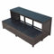 Canadian SPA CO. Escalones para Piscinas Escalones para Piscinas, 100cm, escalones Cuadrados para spas y bañeras de hidromasaje, colección de Muebles, plástico con Aspecto de Madera y ratán