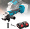 Meuleuse d'angle sans fil 125mm, Meuleuse d'angle 21V, avec 2 Batteries,1300RPM Disqueuse sans fil, Meuleuse professionnelle sans balai 1000W, 3 vitesses, pour le Meulage et la Coupe, Bricoleur