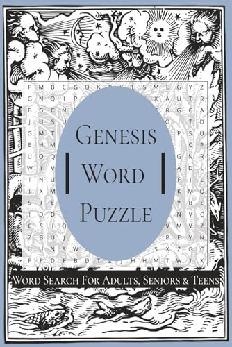 Genesis Word Search Puzzle Book: Word Searches With Easy To Read Print Themed About Genesis and Stories of Creation Puzzle Book and More | 6x9 Inches ... | 50+ Puzzle...Gifts, Vacation and Relaxation