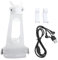 Srliya Per i Controller PS VR2 Kit di Supporto Per Organizzatore Per Cuffie 4 in 1 Per i Controller di Senso PS VR2 Stazione di Ricarica con Supporto Per i Controller di Cuffie VR
