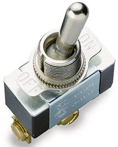 Gardner Bender GSW-11 Heavy-Duty Electrical Toggle Switch, SPST, ON-OFF, ¾ HP 125-250V AC, Screw Terminal