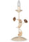 Helios Leuchten 403584 Florentiner Tischleuchte Tischlampe | Kerzentischlampe | Florale Lampe Leuchte Landhausstil | 1 x E14