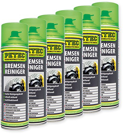 Petec_bundle 6X PETEC BREMSENREINIGER Scheibenbremse Spraydose Entfetten 500 ML 70060
