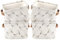 LessMo 4 Pack Storage Baskets, Collapsible Mini Storage Boxes, Canvas Fabric Waterproof Storage Bins made from Cotton and Linen, for Toys, Bathroom, Closets, Playroom (TREE-LEAF, Thick fabric)
