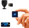 Peecla Mini Camara WiFi Tarjeta De Memoria Microsd De 64gb Vigilancia Interior HD IP Alarmas para Casa Espia Oculta Spy CAM con Infrarrojos Sin Hilos con App Microcámara Grabadora De Voz Antirrobo