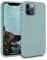 MyGadget TPU Case for iPhone 12 | 12 Pro - [ Camera Protection & Anti Fingerprint ] - Silicone Cover with Soft Touch & Anti Scratch Shell - Matte Turquoise