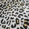 11,99€/m Leopard 100% Baumwolle Baumwollstoff Kinder Meterware Handwerken Nähen Stoff (Leopard Braun Creme Schwarz Groß, 100x160cm (11,99€/m))
