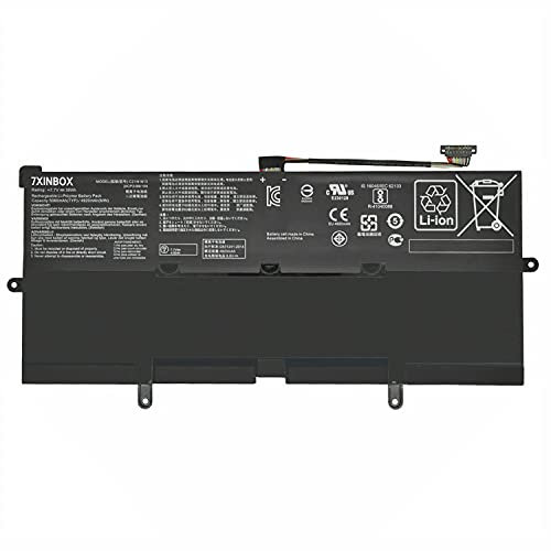 7xinbox 7,7 V 39 Wh C21N1613 0B200-02280000 Batterie de rechange pour Asus Chromebook Flip C302CA C302SA Series