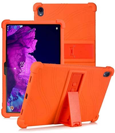 YGoal Custodia per iPad Mini 6 2021 - Leggera Custodia Protettiva Antiurto per Bambini Morbida Silicone Case Cover per iPad Mini 6 2021 Tablet, Arancia