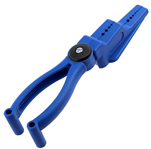 Keadic Nail Holder for Hammering Safety - Plastic Pliers Secure Fingers, Slip Joint Pliers Tool Easy to Position for Screws and Finishing Nails