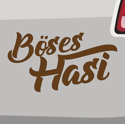 Böses Hasi Aufkleber -6 Größen- Lustig Spitzname Spaß Funny Kosename Sticker JDM