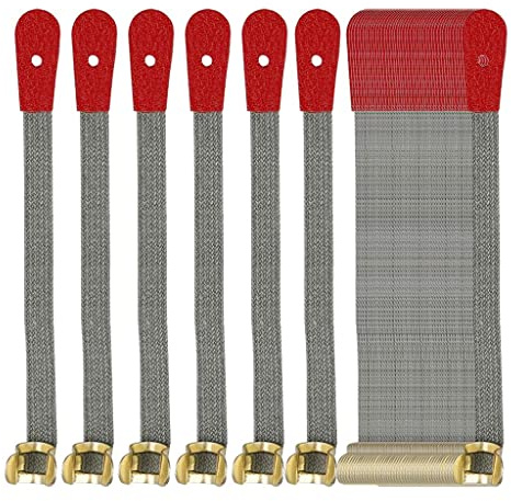 Piano Set von 50 Spring Clip Stilflansch Trägern