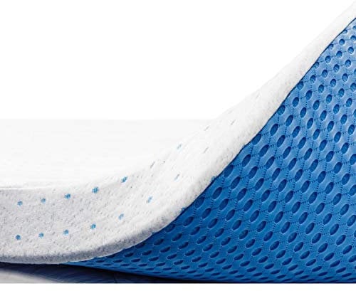 Mello Surmatelas Mémoire de Forme 8cm | Surmatelas 120 x 190, sur Matelas Mousse Mémoire de Forme, Respirant | Housse Amovible et Lavable en Bambou Hypoallergénique, Anti-dérapant (120x190 x 8cm)