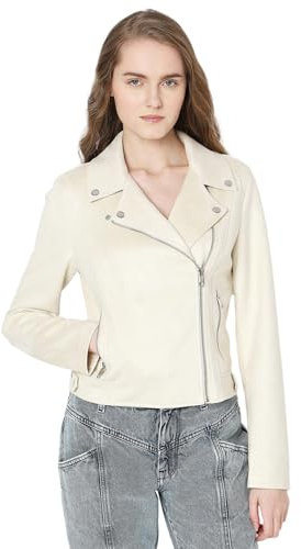 VERO MODA Vmjose Ss24 Short Faux Suede Jacket Giacca, Betulla, M Donna