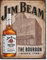 Jim Beam Blechschild Stillhaus, 30,5 x 20,3 cm, Vintage-Wanddekoration