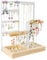 NVIYAM Schmuckständer Schmuckhalter, Kettenhalter Ohrring ständer Schmuck Organizer mit Holz Base, Uhrenständer Schmuckaufbewahrung für Ringe, Ohrringe, Halsketten, Armbänder, Uhren