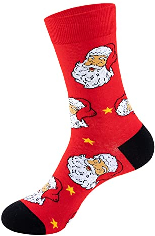 Weihnachtssocken Damen Festlicher Weihnachtssocken Warme Bettsocken Christmas Socks Adventskalender Katzensocken Cute Grip Socks Geschenke Tennissocken Zaubersocken Herren Bettsocken