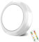 MOUJUCHI Luz Led Armario, 1 Pcs nder Cabinet Lights Luces Led Armario, Lamparas a Pilas con Control Remoto para Armarios, Pasillo, Escalera, Sótano, Garaje (Blanco)