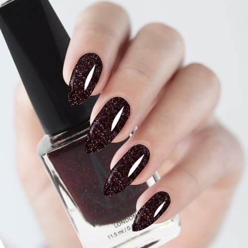 Classic Nail Polish Quick Drying Nail Varnish Long lasting No UV Need Natural Classic Nail Polish (208 - Wild Berries)