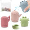 LYNSAN Badewannenspielzeug, 4 Stück Badespielzeug Baby mit Aufbewahrungstasche, Badewanne Spielzeug Spritztiere, Wasserspielzeug Geschenke für Babys Kleinkinder Jungen Mädchen ab 6 Monate 1 2 3 Jahr