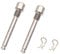 Aiyraa 2 Set M4 x 26mm Bike Disc Brake Caliper Bolts with Circlips for Threaded Hydraulic Disk Caliper (Silver), Compatible with XT XTR Models, Durable and Lightweight, Enhanced Performance for Bike