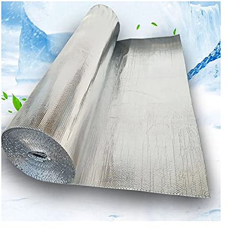 Isolierfolie Dämmfolie Luftpolsterfolie für Heizkörper, Isolierfolie, Rolle, aluminisierte Folie, Doppelschicht, Luftpolsterfolie