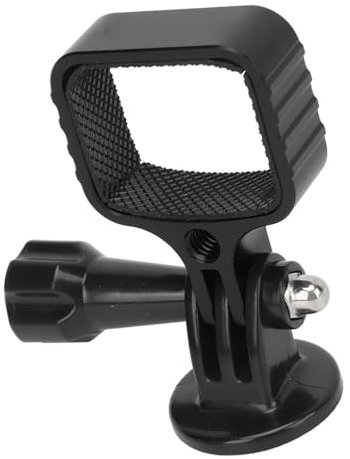 Dilwe Metal Expansion Adapter Mount, Ball Head Camera Fixed Frame Bracket, Suitable for Osmo Pocket 3 Action Camera Accessories (Black)
