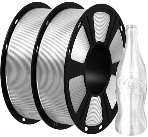 GEEETECH Transparent PLA, HS PLA Filament 1,75mm, High Speed PLA für 0-600 mm/s Hochgeschwindigkeitsdruck 3D-Drucker, 1 Spule 2kg