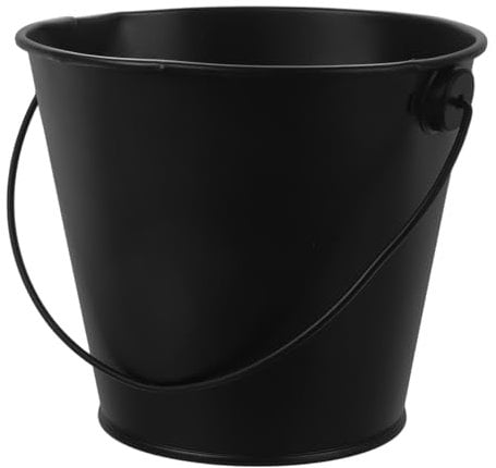 PAMINGONO Secchio Tinplate per Raccolta Grasso da Barbecue Accessorio per Facile da Pulire e Manutenere per Cucine all Aperto e Picnic