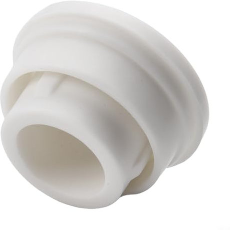 Escalera de piscina de goma, topes de protección, diámetro interior de 40 mm, accesorios de equipo de piscina blancos para piscinas enterradas sobre el suelo, paquete de 2