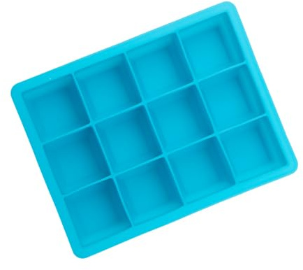 LURCH Eisformer Würfel Silikon-Form für Eiswürfel 4x4cm pool water