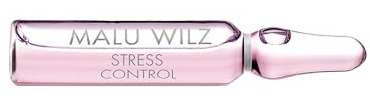 Malu Wilz Stress Control Ampulle 15 x 2ml, vegan I Ampullen Gesicht Pflegeformel für sensible Haut I Aloe Vera Gesichtspflege gegen Rötungen und irritierte Haut