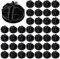 MaYuLa 40pcs Verbindungsstücke für Steckregalsystem Kunststoff Plastikverbindungsstück für DIY Steckregalsystem Rund Verbinder Steckregal Schwarz Kunststoffstecker für Regale Lagerregale