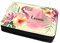 wolga-kreativ Federmäppchen gefüllte Federtasche Mäppchen Federmappe Flamingo Blumen Mäppchen Stiftemäppchen für Mädchen mit Namen personalisiert Bedruckt Schlampermäppchen