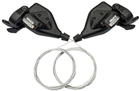 FOMTOR Bike Shifters, 3x8 Speed Shifter, Mountain Bike Gear Shifter, Bike Gear Shifters Set, Bicycle Speed Trigger Shifter, Left Right Shifter