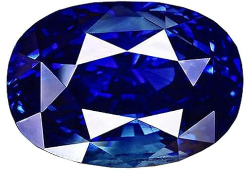 Blauer Saphir (Neelam) kostbarer loser Edelstein, 2,70 Karat, einzigartiger, sehr seltener natürlicher Pukhraj-Edelstein, Kristall, blauer Saphir, Kristall, Blauer Saphir