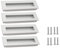 SYDARSYN 4 Piezas Tirador para Muebles Mate para Puerta Corredera Tirador Empotrado (140 * 42 mm)