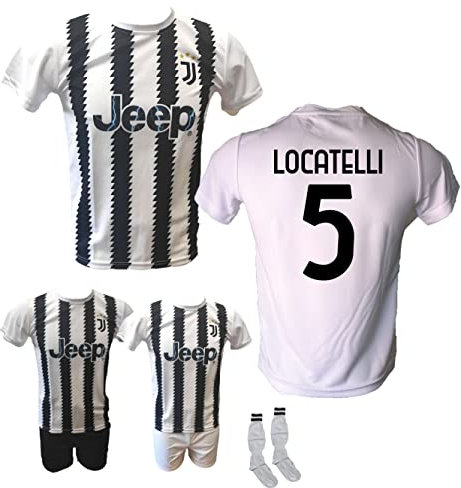 Sportbaer Locatelli Fußballtrikot für Kinder und Erwachsene, 27 Saison 2021/2022, zugelassene Replika, Größe für Kinder und Erwachsene