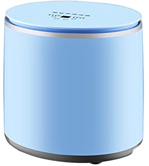 XHTONGSH Portable Washing Machine,Full-Automatic Compact Mini Single Tub Mini Washer,Intelligent Control,Laundry Washer and Dryer Combo,Four-speed Variable Temperature (Color : Blue)